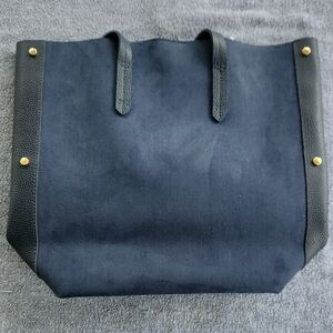 Ulta Beauty Navy Satchel Bag, Never Used. Not Leather But Looks Great.